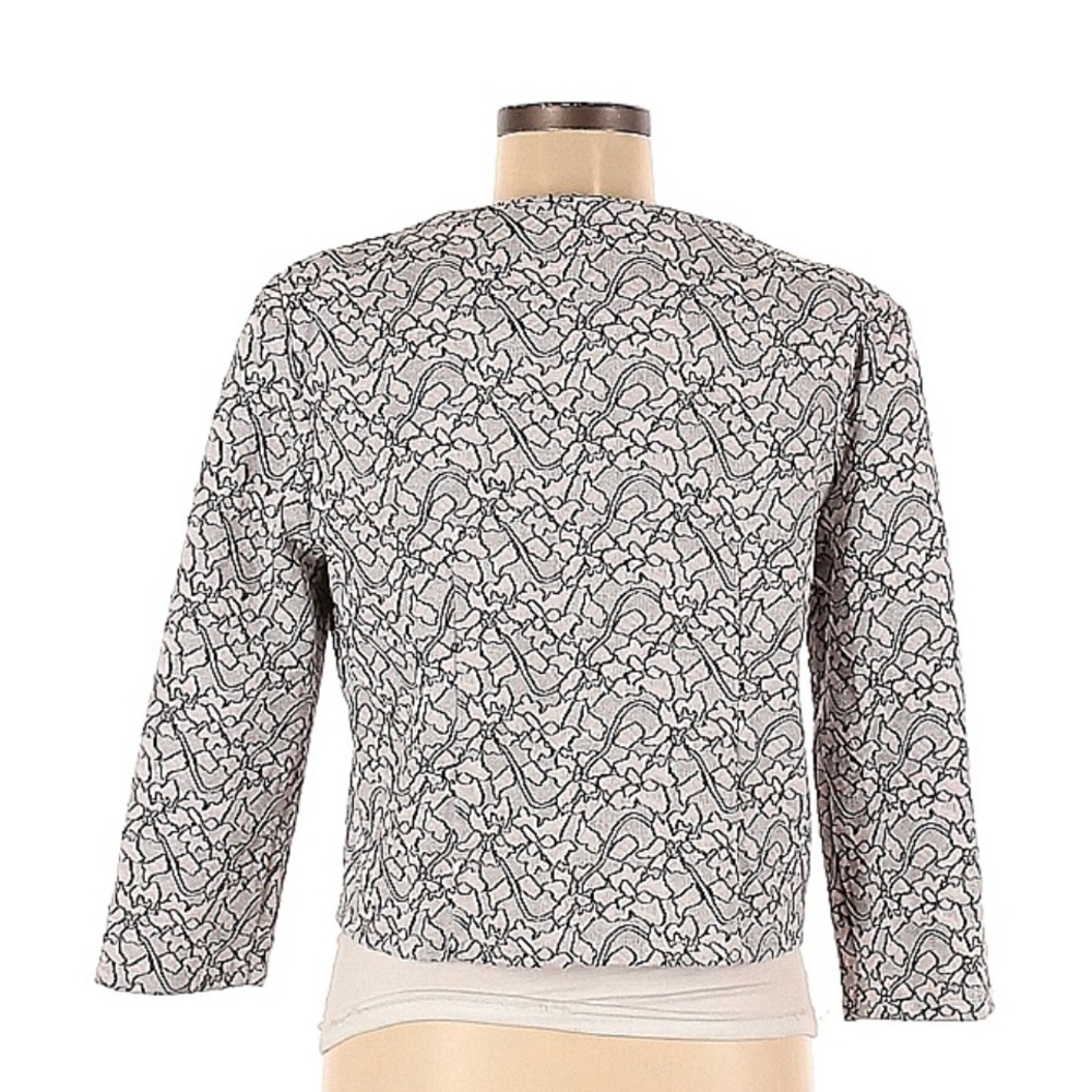 Black, grey, and white patterned blazer by philosophy, size medium - Picture 2 of 8
